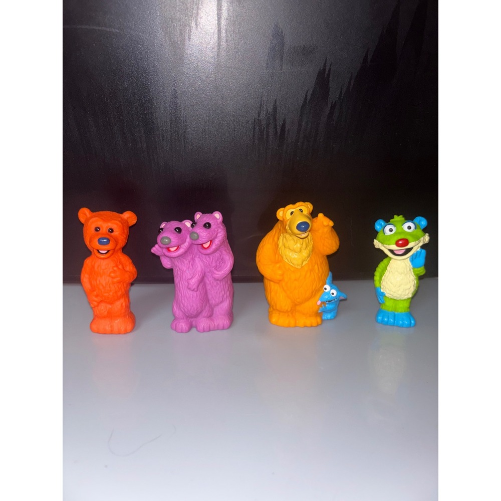 Vintage Jim Henson Bear in the Big Blue House Figures Ojo Treelo Tutter Bath